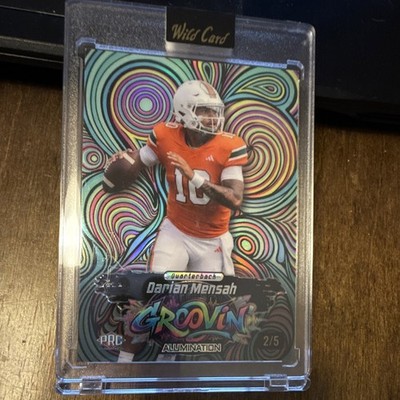 Wild Card Alumination Groovin Darian Mensah Miami Hurricanes JGRCY3-DM PRC 2/5
