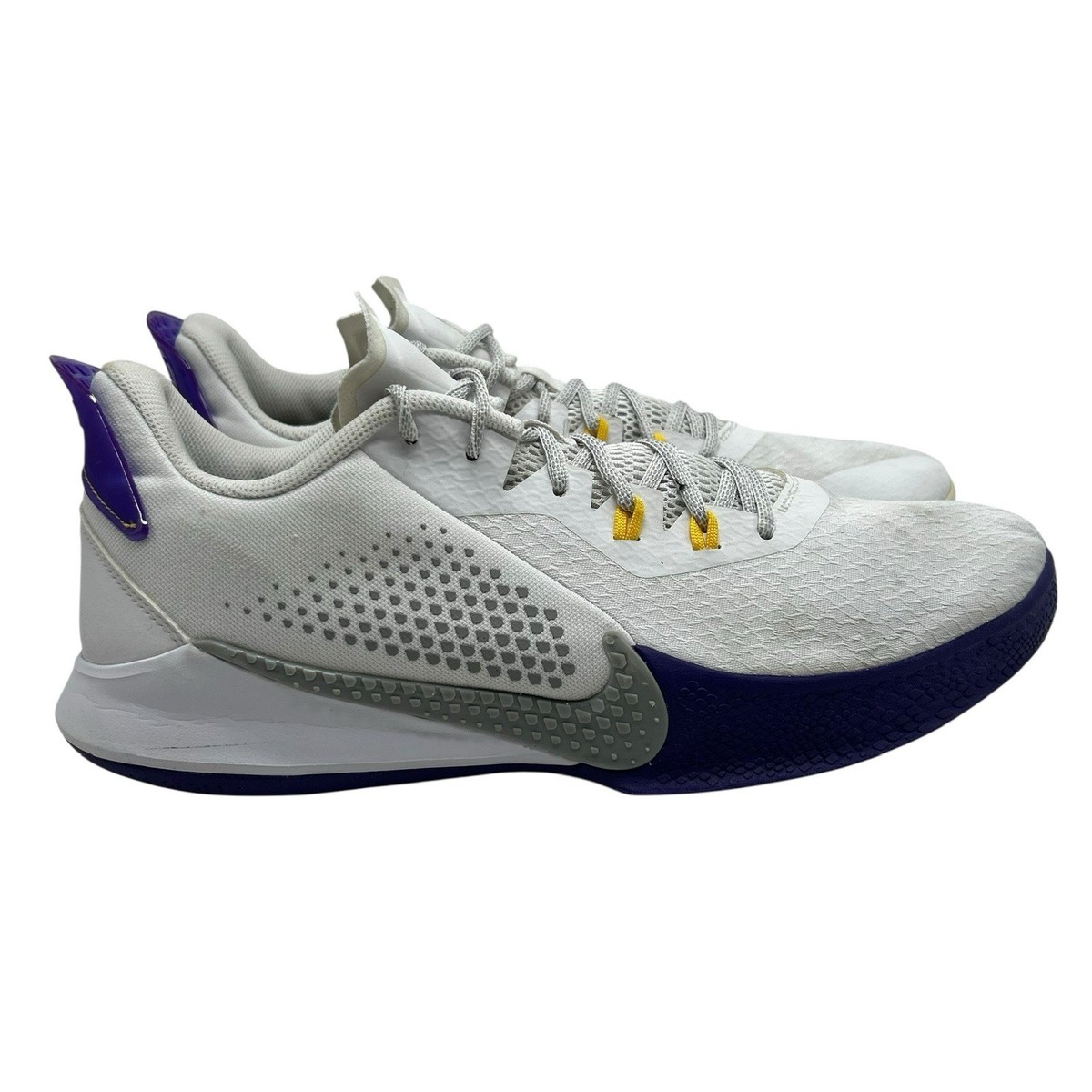 Nike Kobe Bryant Mamba Fury Lakers Home Men's Size 14 US White