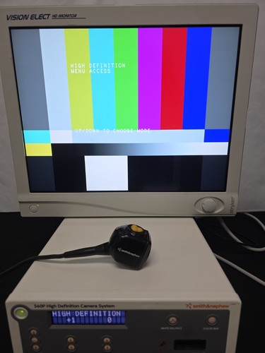Smith & Nephew 560P HD Camera Control Unit w/ Camera Head 560H (No Coupler)