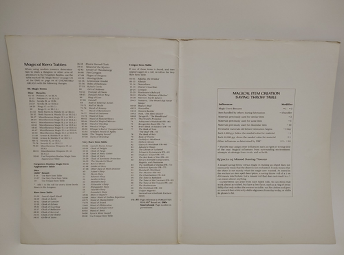 TSR Advanced Dungeons & Dragons FORGOTTEM REALMS Module FR4 - THE MAGISTER 9229 - Picture 5 of 11