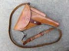 1941 WW2 Swiss Luger Pistol leather holster army military parabellum SIG K31
