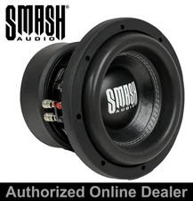 8" subwoofer Smash Audio, 1200W Max, Dual 4 ohm. Model S8v2-8D4
