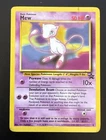 Vintage 1999 Pokemon Card Mew Black Star Promo #8