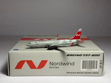 JC Wings 1:400 Nordwind Airlines Boeing 737-800 VQ-BDC current colors LH4NWS053