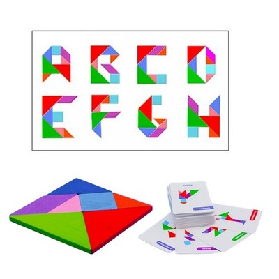 Reise Tangram Puzzle Brainteaser Puzzle Block Sortierung Spielzeug Jungen Mädchen