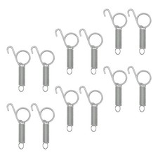 12 Pcs Rabbit Cage Spring Hook Pet Fixing Hooks Replacement for Cages Pets Door