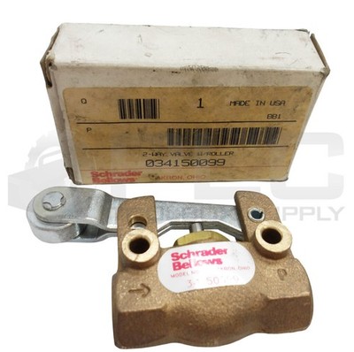 NEW SCHRADER BELLOWS 034150099 2 WAY CONTROL VALVE W/ ROLLER