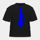"Tie" Basic Style II Black T-Shirt