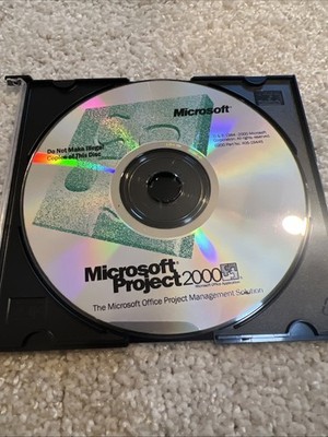 Microsoft Project 2000 For Windows - WITH CD KEY