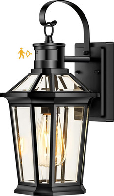 Motion Sensor Outdoor Wall Lights, Dusk to Dawn Exterior Light Fixtures