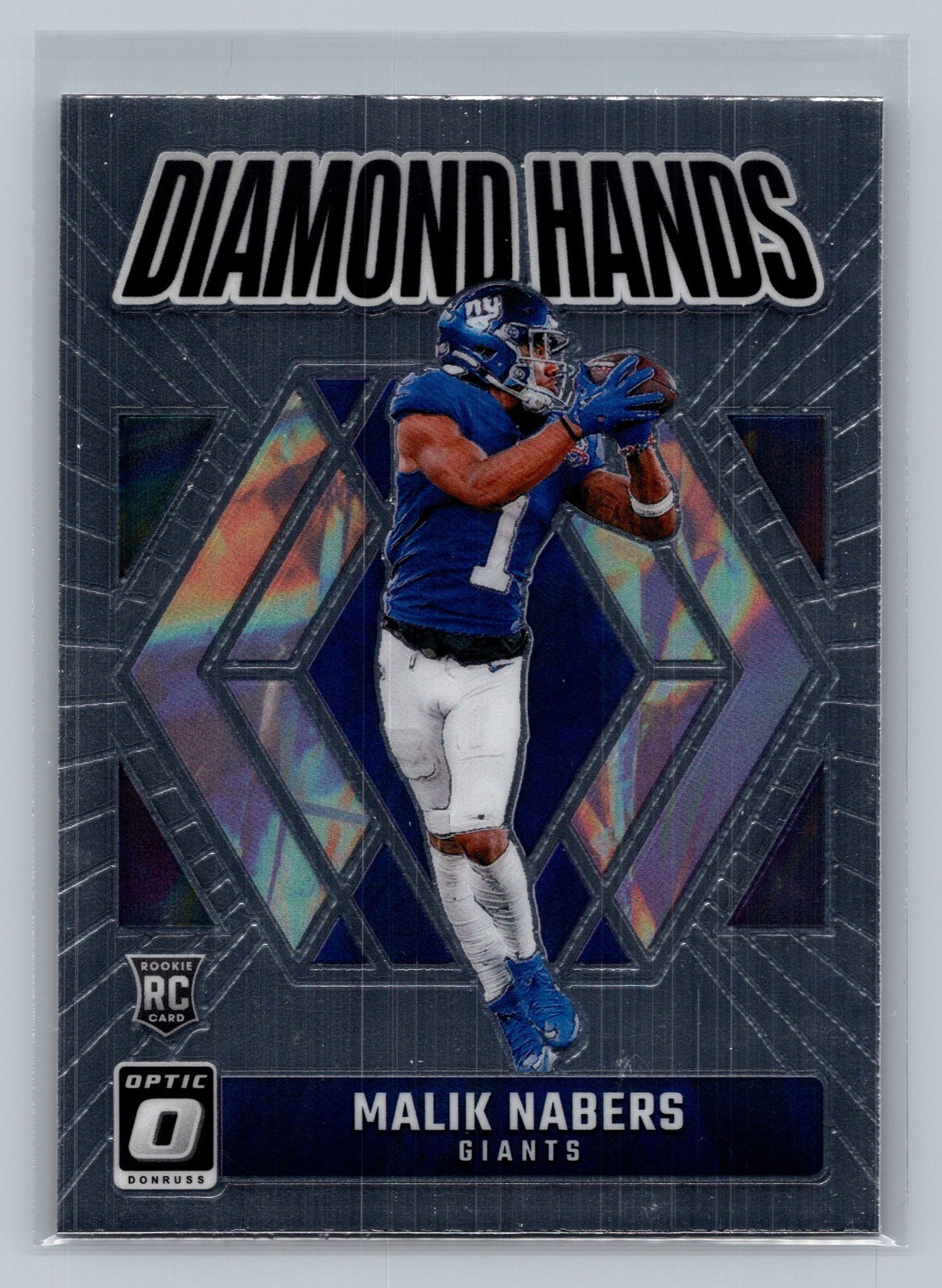 2024 Donruss Optic - Malik Nabers Diamond Hands #4 RC
