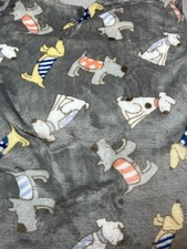 Berkshire Opulence Plush Pet Throw Blanket Dogs with Sweaters 50   60  NWT New