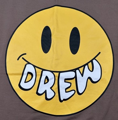Drew House T-Shirt Mens Adult Justin Bieber Smiley Face Mascot