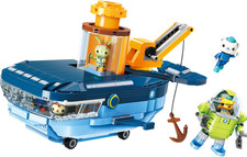 Octonauts GUP-C Blue Whale Vehicle  Figures 630Pcs Building Set for Ages 6 