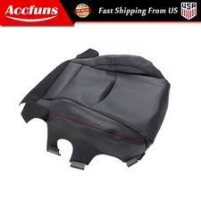 For Mazda 3 2014 2015 2016 Passenger Bottom Perforated Leather Seat Cover Black