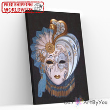Paint By Numbers Canvas Art Draw Artist Painting Oil Kit Home Decor Masquerade