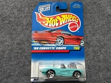 Collector 780 58 Corvette Coupe Hot Wheels - Card Damaged