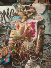 19 Bird Toys Most New With Tags, Some Hand Made Nice Variety