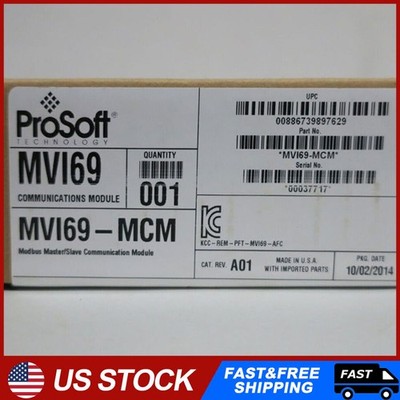 New Sealed ProSoft MVI69-MCM MVI69 Modbus Master/Slave Communication Module