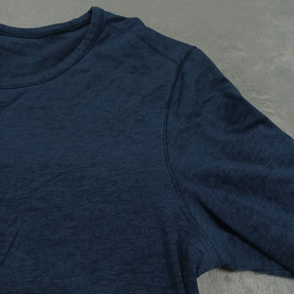 Top Lululemon para mujer 8 azul ropa deportiva yoga informal manga larga Foto 3 de 4