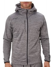Bauer Fleece Zip Hoodie Vapor Grau Senior