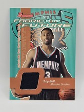 2003-04 Bowman Rookies & Stars - Fabric of the Future Troy Bell #FF-TB (MEM, RC)