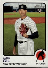 Luis Gil 2022 Topps Heritage New York Yankees Rookie #373