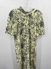 Pre-Owned Ann Taylor Yellow Size Small Short Short Sleeve Dress