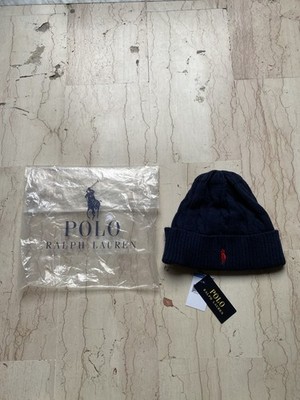Ralph Lauren Beanie Mütze Blau