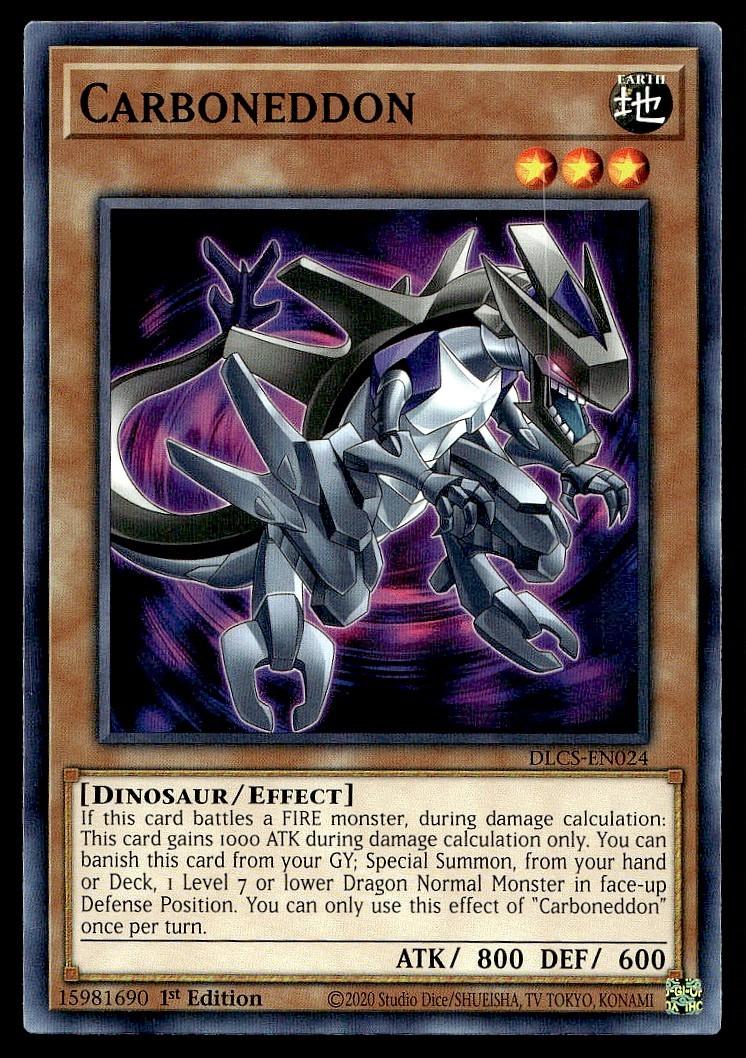 Carboneddon Dragons of Legend: The Complete Series DLCS-EN024 MP YuGiOh TCG | Bu