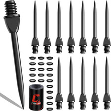 Steel Dart Tips 12Pcs,Dart Tip Removal 2BA Th...