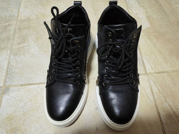 Men Nando Muzi Boots Black Leather 42