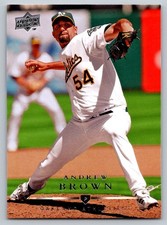 2008 Upper Deck #25 Andrew Brown Oakland Athletics
