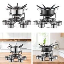 Set di pentole per fonduta Set per fonduta di formaggio Casa addensata per