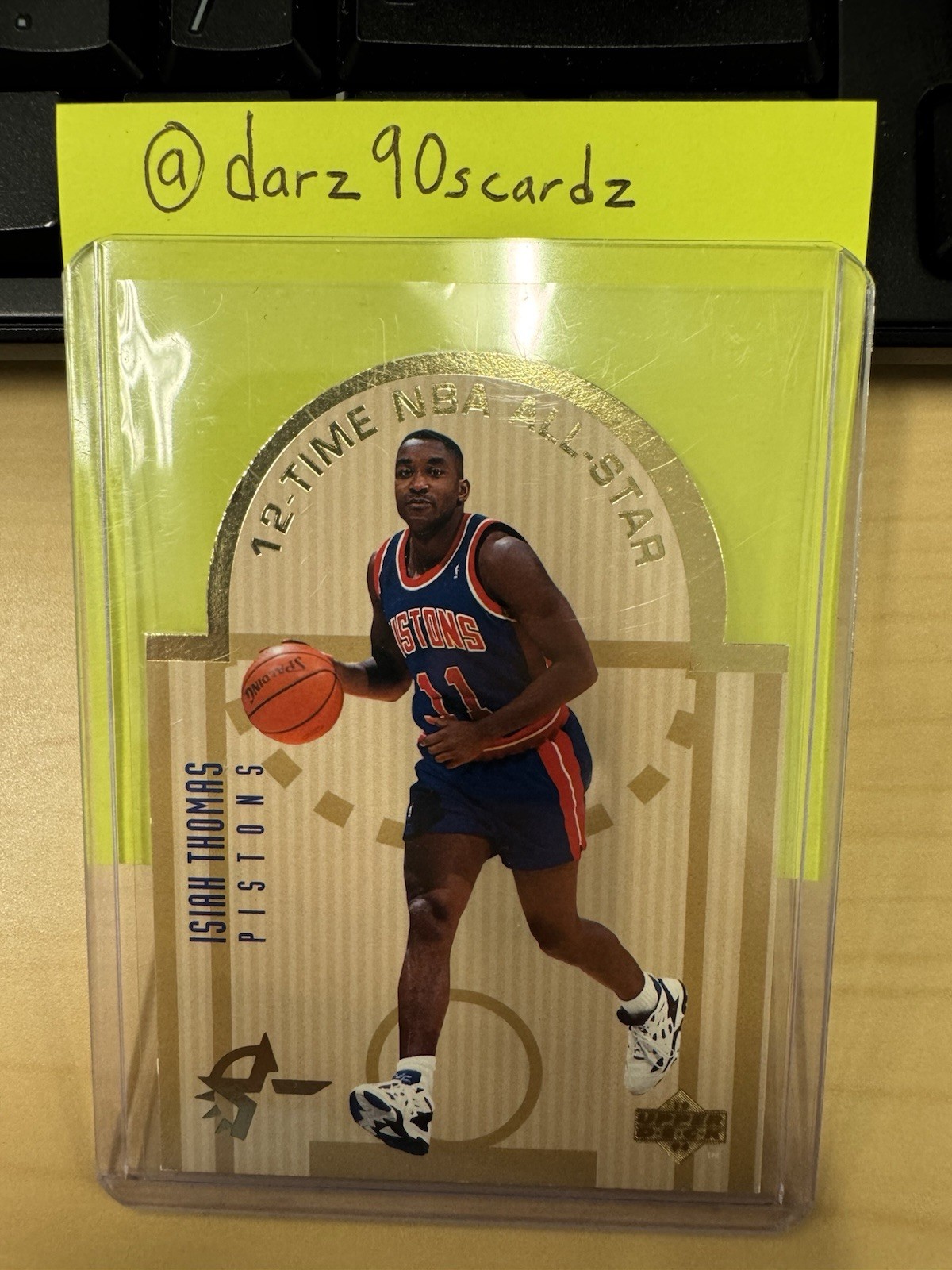 1993-94 Upper Deck SE SP All-Star Die-Cut ISIAH THOMAS #E6 Pistons