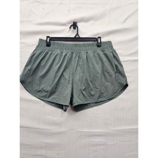 Member's Mark Womens Active Shorts Olive Polyester Blend Athletic Size 2XL