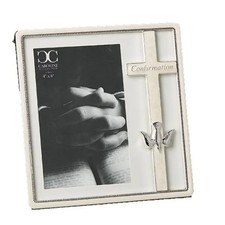 Roman Inc Caroline Collection - Confirmation Photo Frame - White