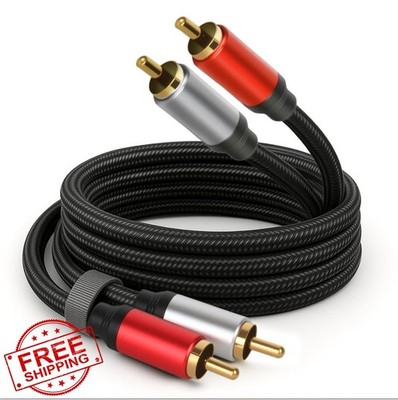 SSS·GRGB 100ft 2RCA to 2RCA Audio Cable