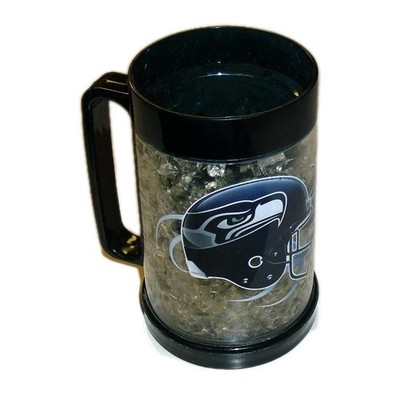 Seattle Seahawks Plastic 16 oz. Freezer Cup Glass New Nfl
