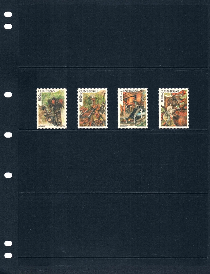 $6.00 Scott Value - 1996 GUINEA-BISSAU Palm Trees, Palm Oil CV MNH NH UMM - Image 2 of 4