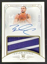 2014-15 Panini National Treasures Gold #116 Tyler Ennis RC Jersey Auto /25