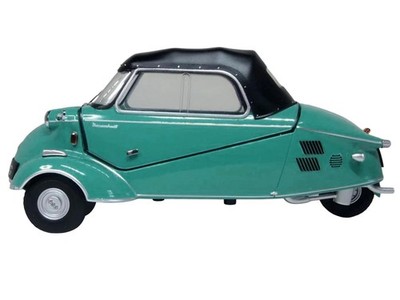 MESSERSCHMITT KR200 BUBBLE CAR TURKISH GREEN 1/18 OXFORD DIECAST