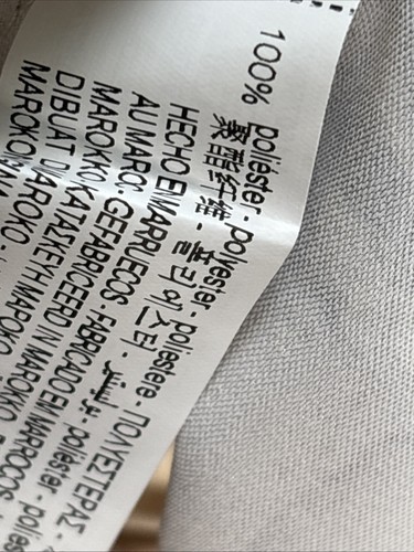 Zara Satin Pyjamahose Kordelzug Creme Schwarz Größe XS - Bild 13 von 13