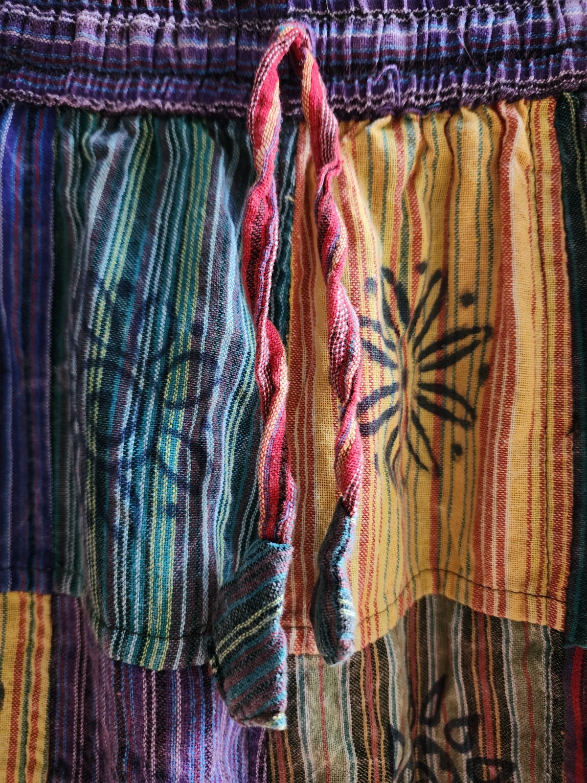 Rising International SMALL Patchwork Cargo Jogger… - image 4