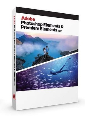 Adobe Photoshop & Premiere Elements 2026 WIN / MAC 3 Jahre VOLLVERSION ESD
