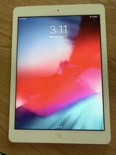Apple iPad Air 1st Gen 16GB Wi-Fi  Cellular Verizon Silver A1475 w/ Box