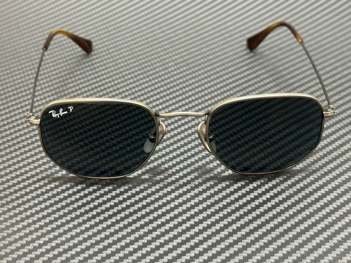 RAY BAN RB8148 9208T0 Gunmetal Blue Polarized Titanium Unisex 51