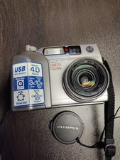 Olympus Digital Camera Camedia C-4000 Zoom 4.0MP Silver Tested