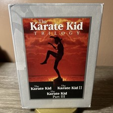 The Karate Kid Trilogy 3 Movies DVD Disc Set Ralph Macchio Complete W/ Slip