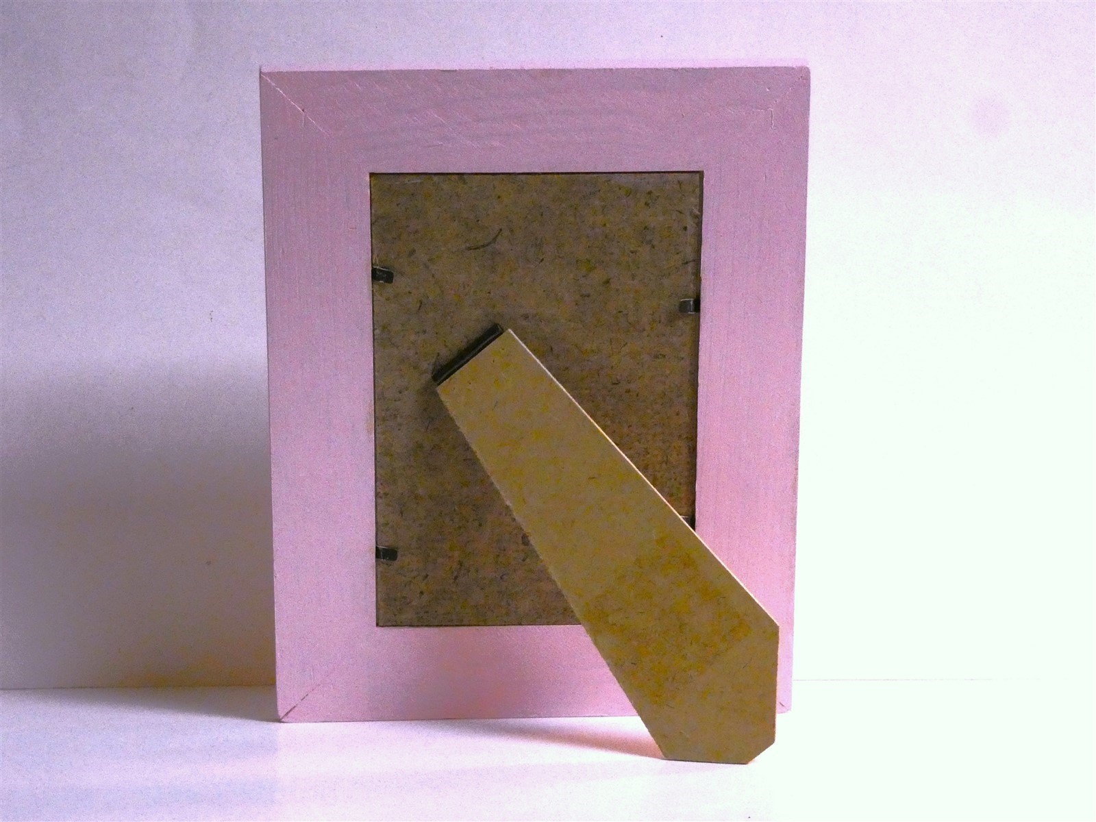 PINK WOOD FRAME Hand Painted Chic Shabby Cottage Victorian